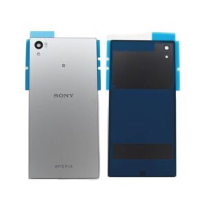 sony z5 galinis dangtelis stiklas sidabrinis