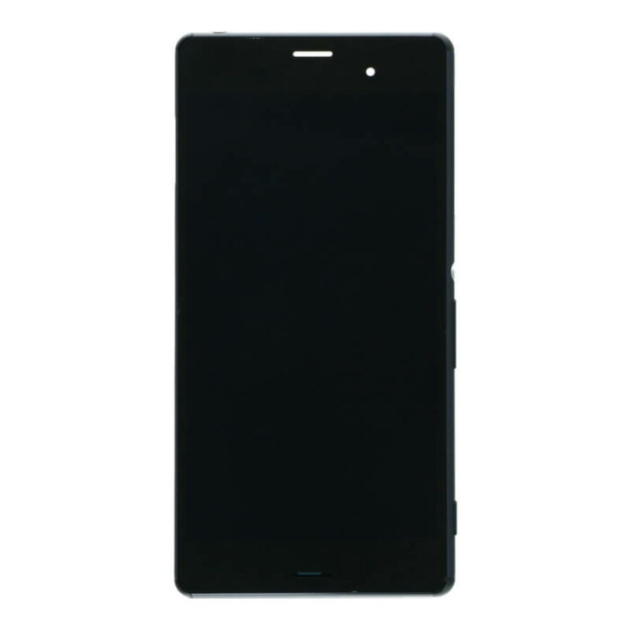 Sony Xperia Z3 ekranas su rėmu - OEM -Juodas