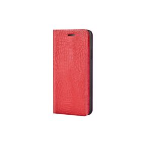 Leather iPhone X XS red case
