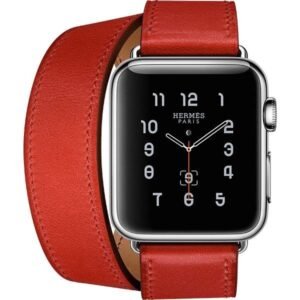 Odinė Apple iWatch apyrankė raudona