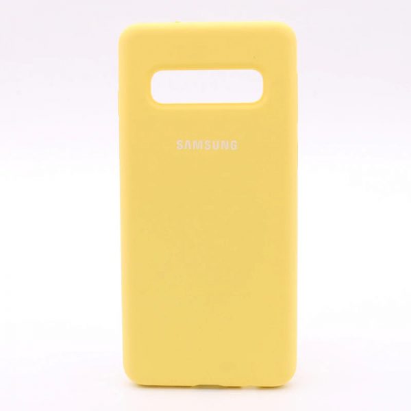 Samsung S10 deklas geltonas