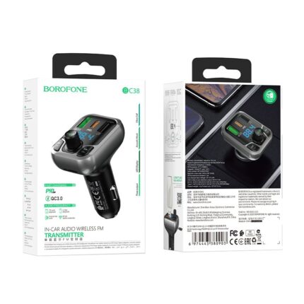 Automobilinis FM moduliatorius su USB-C