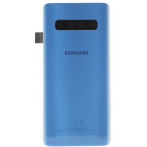 Galinis dangtelis su kameros stikliuku skirtas Samsung Galaxy S10 - OEM melynas