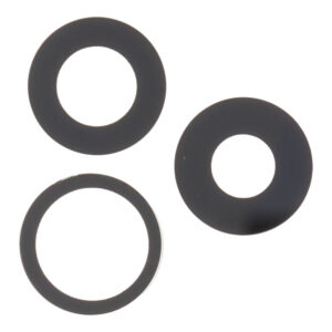 Kameros stikliukas skirtas iPhone 13 Pro, 13 Pro Max - Juodas - Lens Only - 3 vnt - OEM