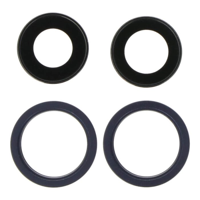iPhone 13 13 Mini galinės kameros stikliukas su rėmu (4vnt.)