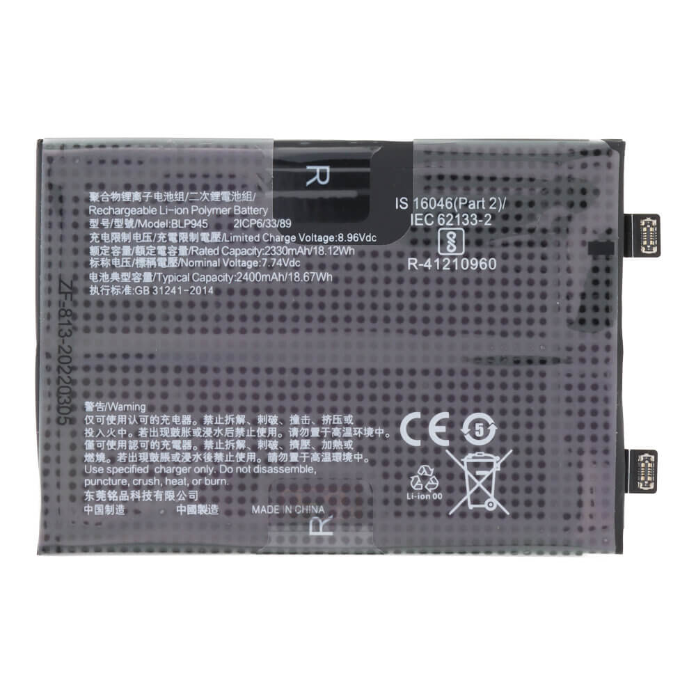 OnePlus 10T 5G baterija akumuliatorius su lipduku BLP945 4800mAh (OEM)