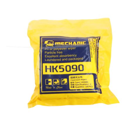 Valymo audinys be dulkių Mechanic HK5090 (100vnt 10x10cm )
