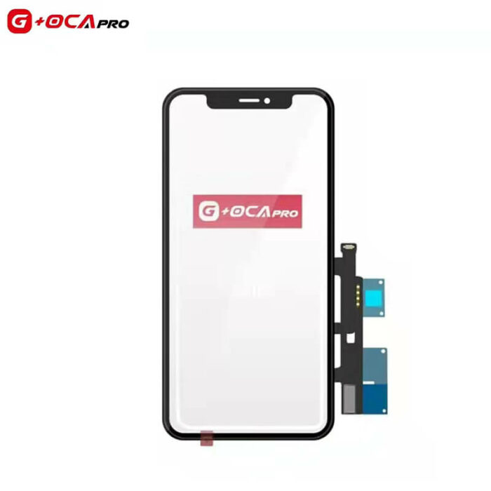 Ekrano stikliukas skirtas iPhone 11 (Stiklas + OCA + Rėmas + Lietimo kabelis) G+OCA Pro