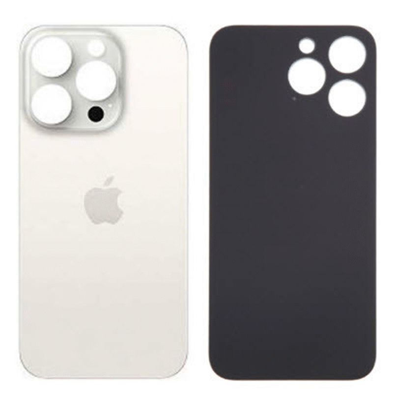 Galinis dangtelis skirtas iPhone 15 Pro - Large Hole - OEM