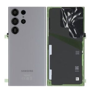 Galinis dangtelis su kameros stikliuku skirtas Samsung Galaxy S23 Ultra - Graphite - OEM