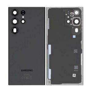 Galinis dangtelis su kameros stikliuku skirtas Samsung Galaxy S23 Ultra - Phantom Black - OEM