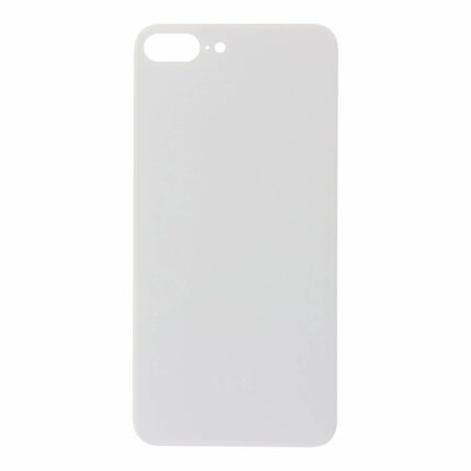 Galinis baterijos dangtelis, stiklas skirtas iPhone 8 Plus - EU & Large Hole Version - White