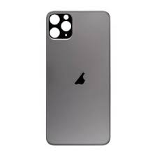 Galinis dangtelis skirtas iPhone 11 Pro - Large Hole Version - Juodas - OEM