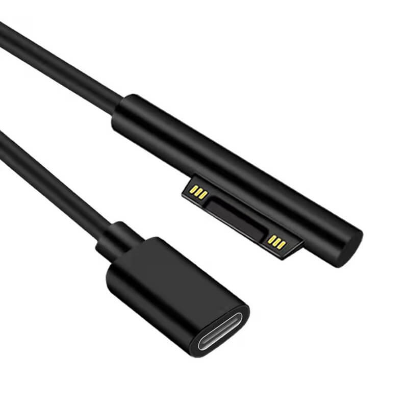 Magnetinis matinimo kabelis Type-C to Surface PD skirtas Microsoft Surface Pro (15cm)