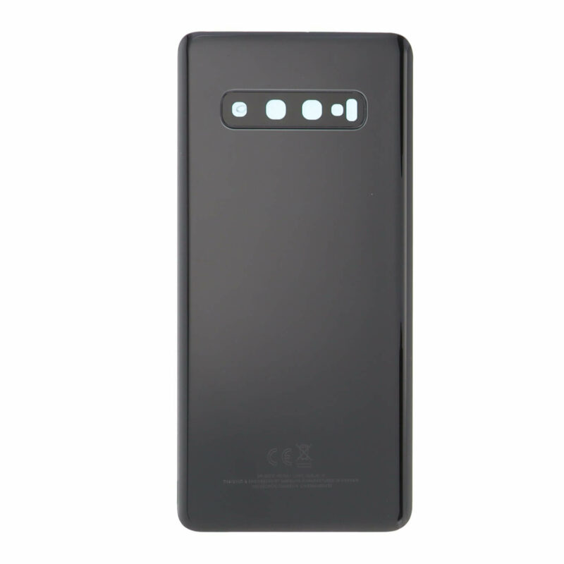 Galinis baterijos dangtelis skirtas Samsung Galaxy S10 Plus - Ceramic Black - OEM