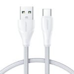 Krovimo laidas Joyroom USB - Type-C, 3A, 480Mbs, (S-UC027A11) - Baltas- 1.2m