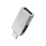 WIWU Converter T02 Type-C to 2xUSB 3.0 adapter Silver