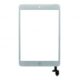 Lietimui jautrus stikliukas skirtas iPad Mini, iPad Mini 2 - HQ - Baltas