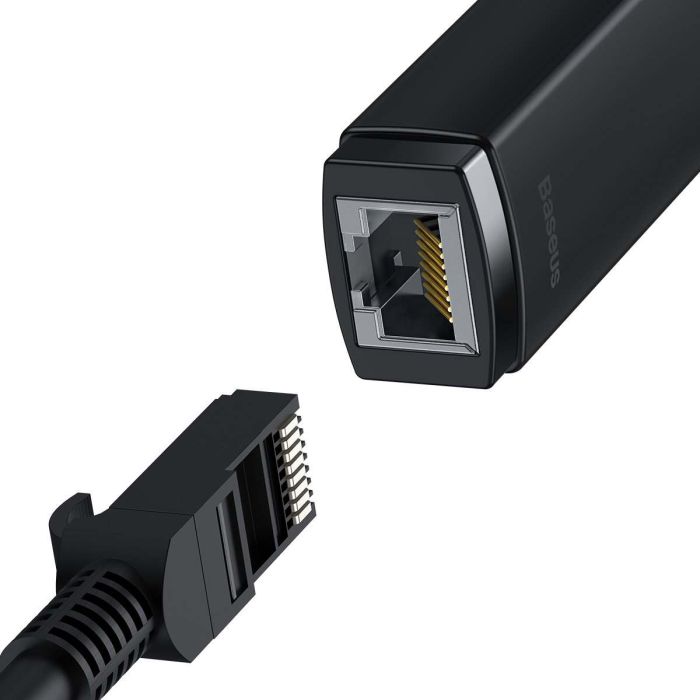 Tinklo adapteris Baseus Ethernet Adapter Type-C to RJ-45, 1 Gbps (WKQX000301)