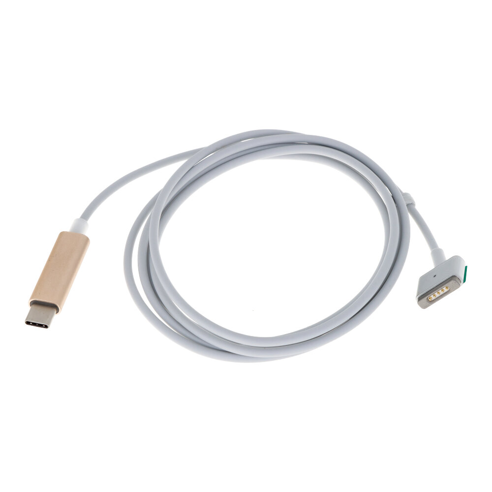 Kabelis Type-C to MagSafe 2 T-Style 5Pin - Baltas - 1.8M