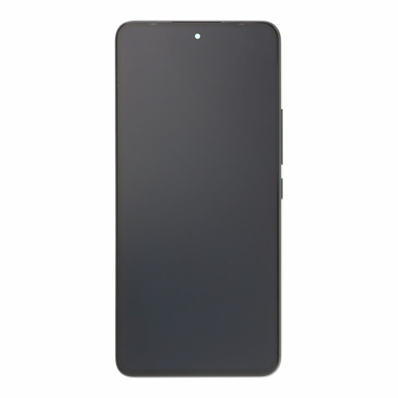 Ekranas su rėmu skirtas Xiaomi 12 Lite - Juodas - Service Pack
