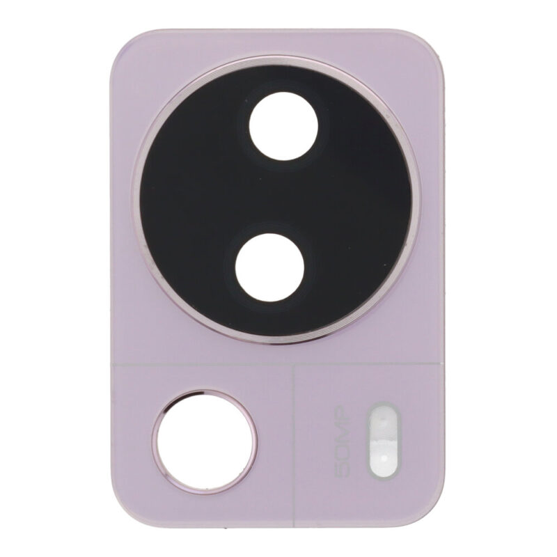 Galinės kameros stikliukas su rėmu skirtas Xiaomi 13 Lite – Pink – OEM