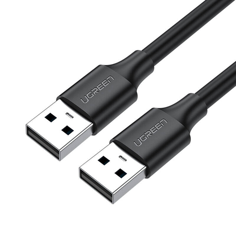 Kabelis Ugreen US102 USB - USB 2.0 - 480MBS - 0.25M - Juodas