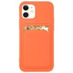 Dėklas Card Case Wallet skirtas Apple iPhone 12 Pro Max - Orange