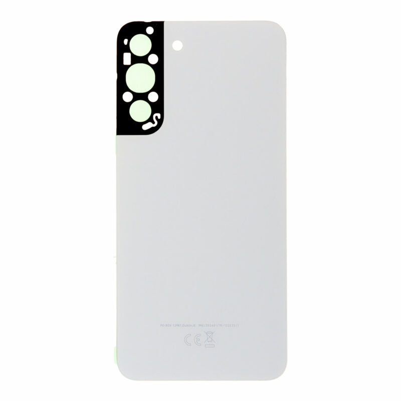 Galinis baterijos dangtelis, stiklas skirtas Samsung Galaxy S22 Plus 5G – White – HQ