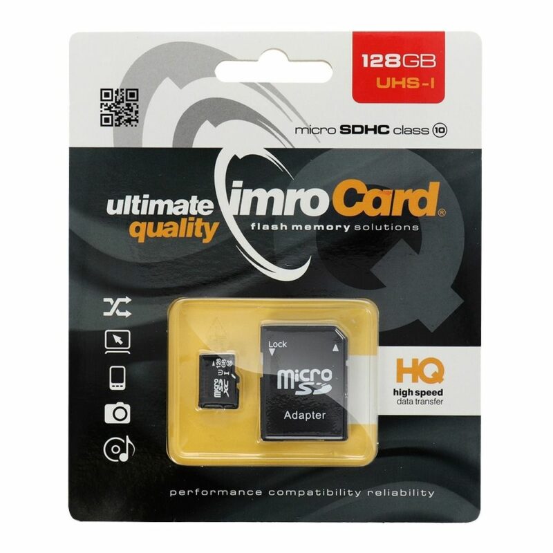 Atminties kortelė Imro microSD 128GB Class 10 UHS