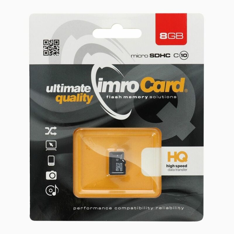 Atminties kortelė Imro microSD 8GB Class 10 UHS