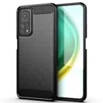 Dėklas Carbon Case skirtas Xiaomi Mi 11 Lite 5G, Mi 11 Lite LTE ( 4G ), Mi 11 Lite NE - Juodas