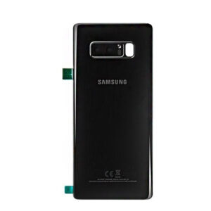 Galinis dangtelis su kameros stikliuku skirtas Samsung Galaxy Note 8 N950F - Juodas - OEM