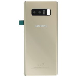 Galinis dangtelis su kameros stikliuku skirtas Samsung Note 8 - Auksinis - OEM