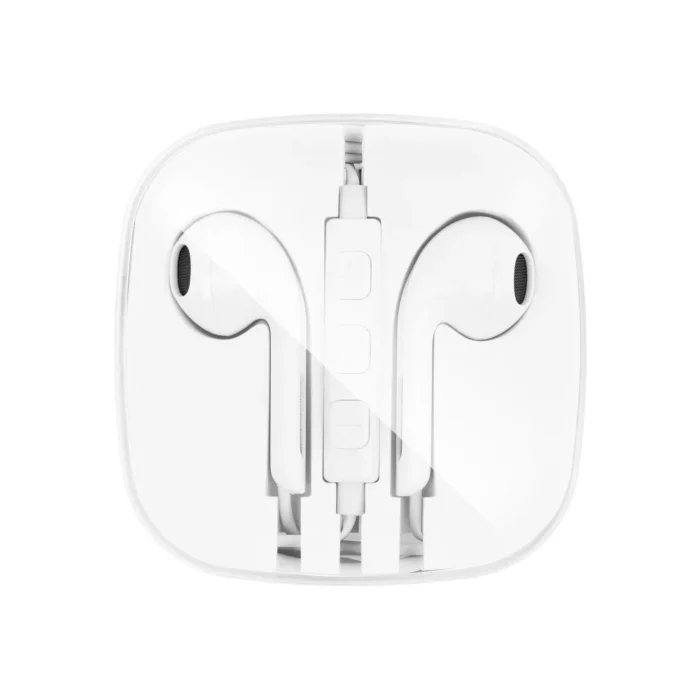 Stereo ausinės skirtos Apple iPhone Audio Jack 3,5mm - Baltos