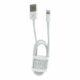 USB kabelis skirtas iPhone Lightning 8-pin C601 - Baltas - 1m