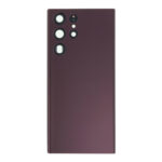 Galinis dangtelis su kameros stikliuku skirtas Samsung Galaxy S22 Ultra 5G – Burgundy - HQ