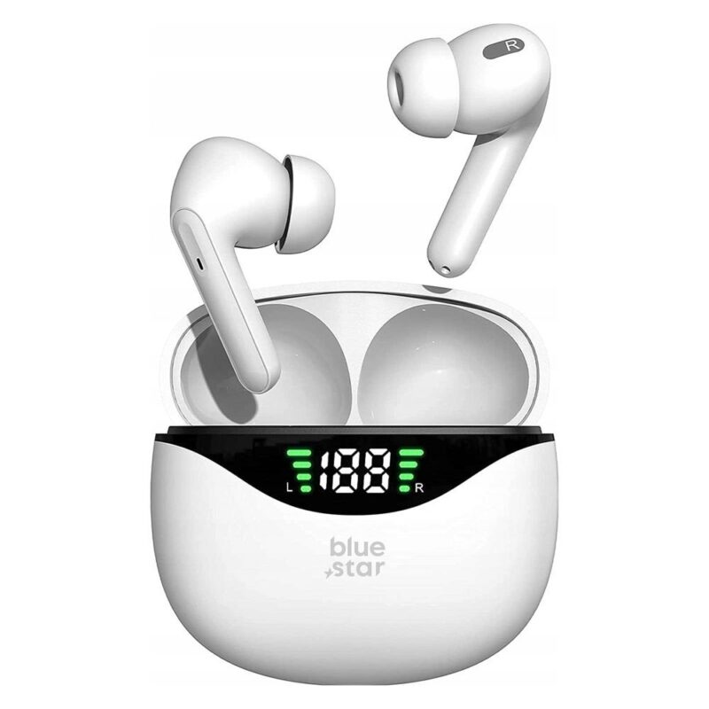 Belaidės ausinės Blue Star TWS model T60 – White
