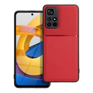 Dėklas NOBLE Case skirtas Xiaomi Poco M4 Pro 5G Redmi Note 11T 5G Redmi Note 11S 5G - Raudonas