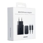 Įkroviklis Samsung EP-T4510XBEGEU Type C + laidas Type C to Type C PD 3A 45W