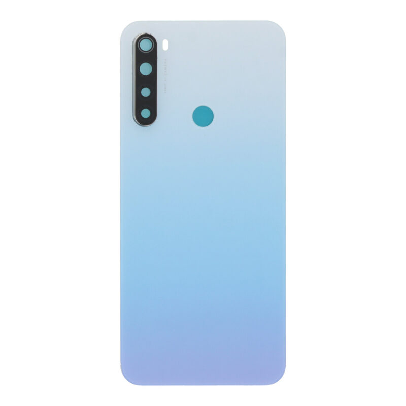 Galinis dangtelis su kameros stikliuku skirtas Xiaomi Redmi Note 8T - White - OEM