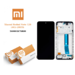 Ekranas su rėmu skirtas Xiaomi Redmi Note 12S 11S (4G Poco M4 Pro (4G) (2023) - Juodas - Service Pack