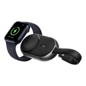 Išorinė baterija Apple Watch laikrodžiui FORCELL F-ENERGY Mini Powerbank 1A 2,5W 1200 mAh – Juodas