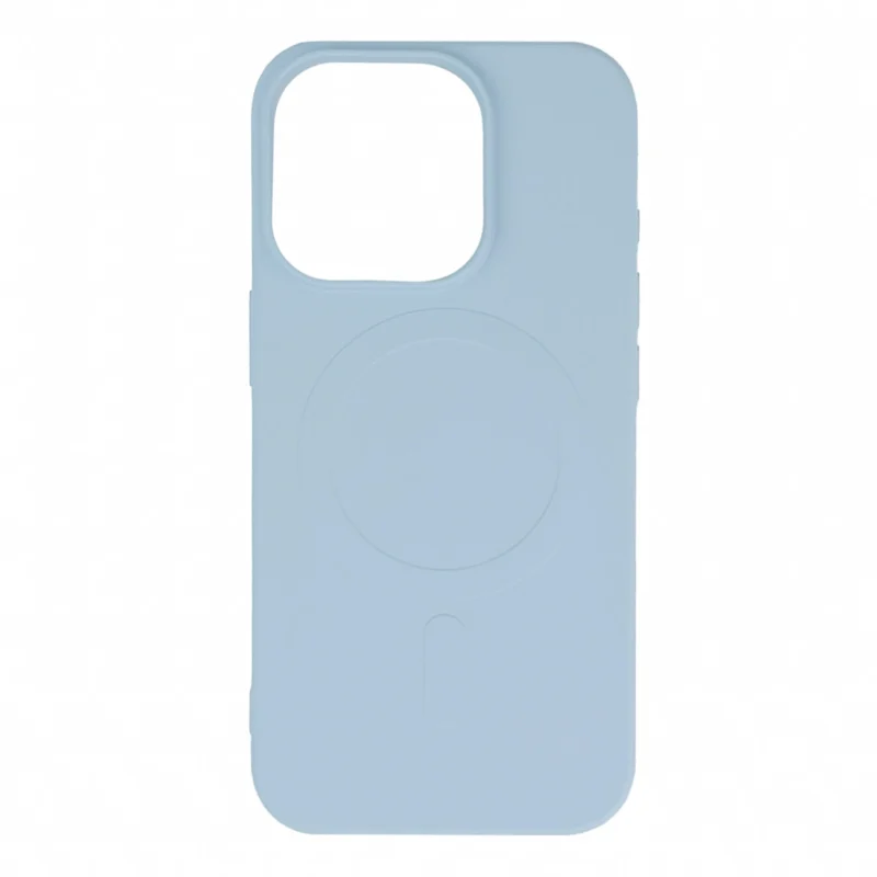 Dėklas skirtas iPhone 16 Pro Max Liquid Silicone Case MagSafe - Mėlynas