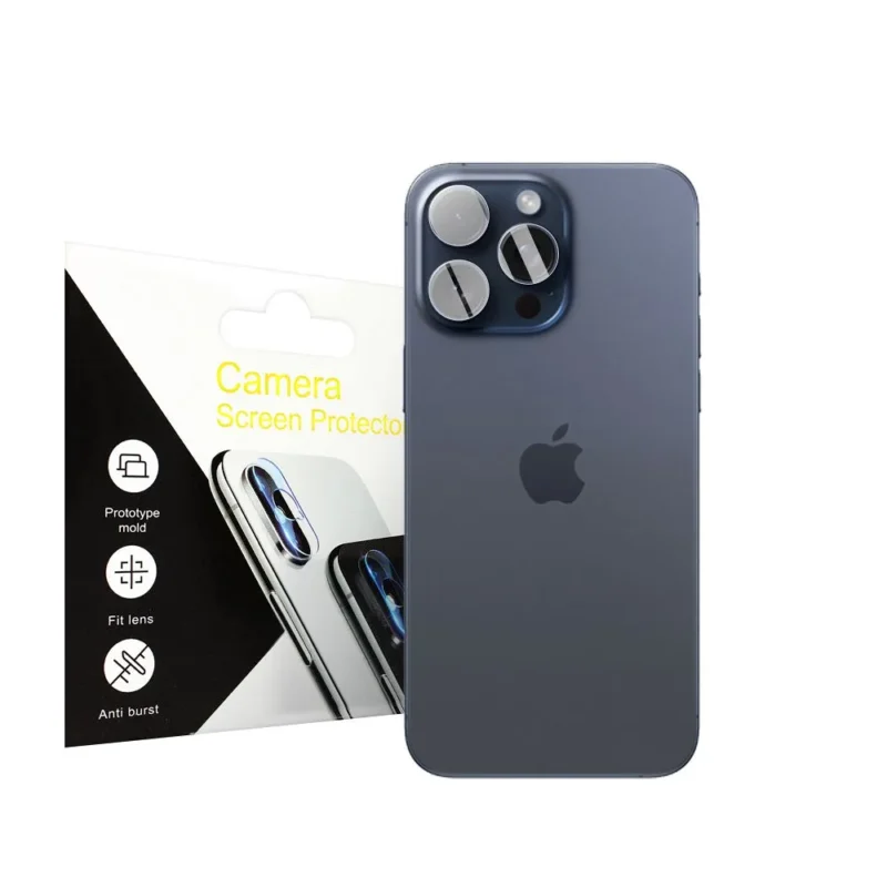 Kameros apsauginis stikliukas skirtas iPhone 15 Pro Max - Tempered Glass