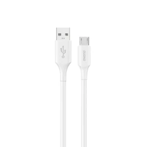 USB laidas Dudao L2SM USB-A, Micro USB 6A cable - 1.2m - Baltas