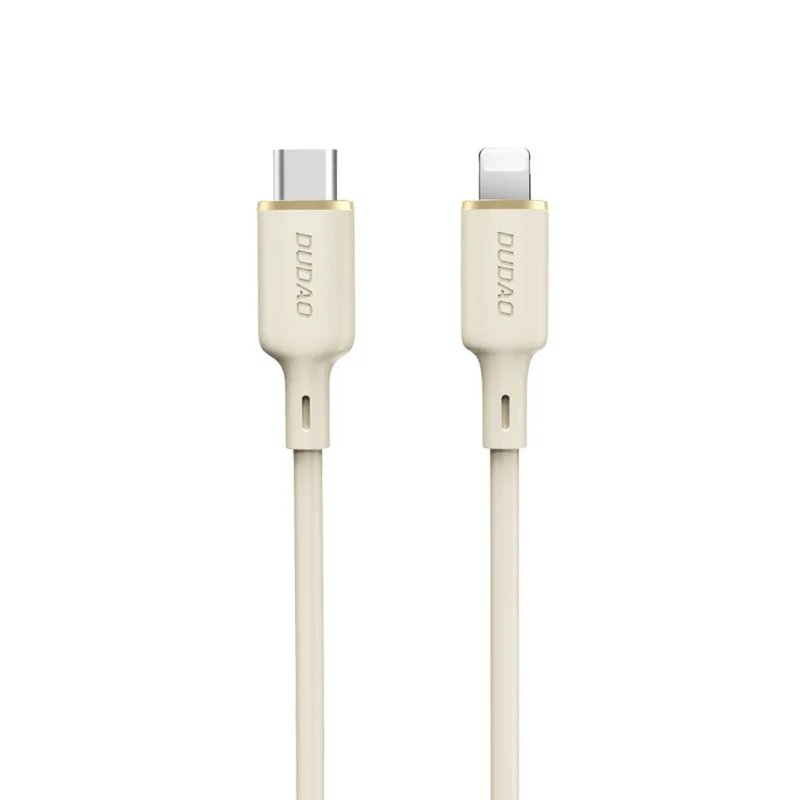 USB laidas Dudao L7SCL USB-C - Lightning 30W - 2m - Smėlio spalvos