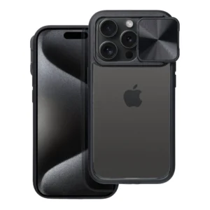 Dėklas Slider Case skirtas iPhone X XS - Juodas