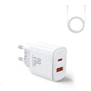 Įkroviklis Joyroom JR-TCF05 20W USB-A USB-C USB-C laidas - Baltas