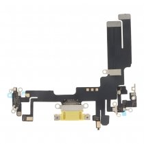 Krovimo lizdas skirtas iPhone 14 - Geltonas - OEM